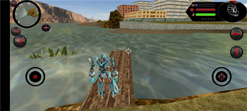 变形鲨鱼机器人游戏8