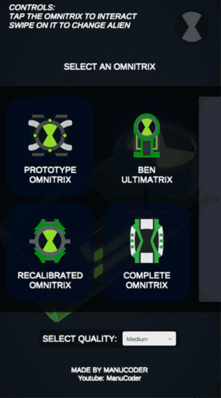 少年骇客omnitrix模拟器(Omnitrix Simulator)
