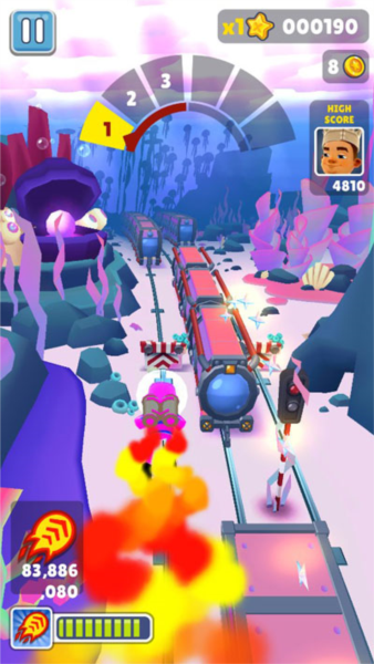 地铁跑酷水下城无限资源图片