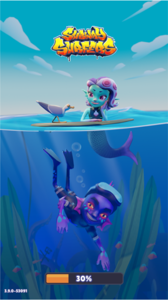 地铁跑酷水下城无限资源图片