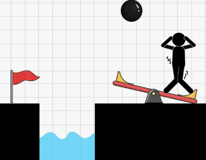 火柴人画线营救游戏 火柴人画线营救游戏