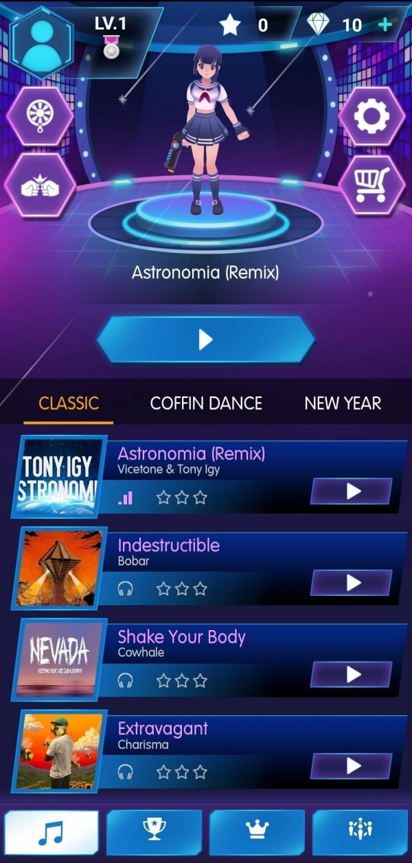 Dancing Shot(跳舞的节奏射击)