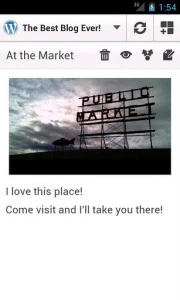 WordPress手机模版