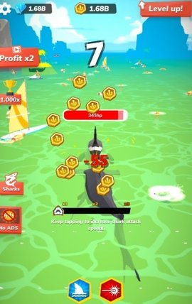 Idle Shark(贪吃大白鲨)