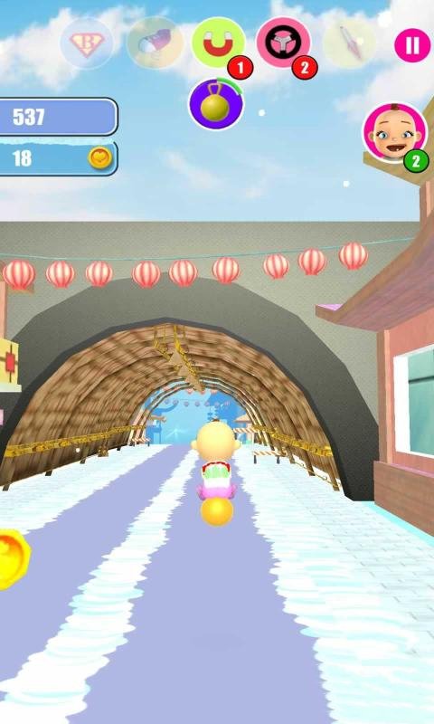Baby Snow Run Running Game婴儿雪地酷跑游戏
