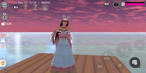 七七酱同款樱花校园模拟器英文版2022图片2