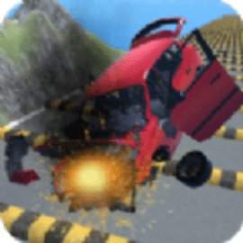 汽车VS减速带车祸