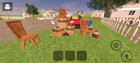 愤怒的邻居一家三口