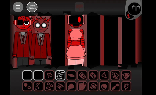 节奏盒子Sprunki番茄酱人类版宣传图