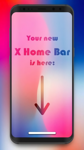 安卓仿iphonex小横条软件