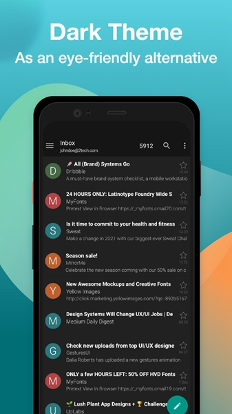 Aqua Mail app