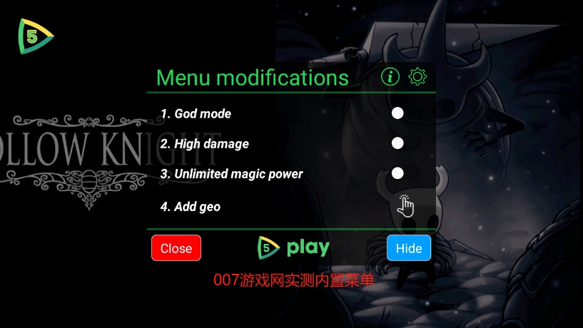 空洞骑士内置辅助菜单最新版