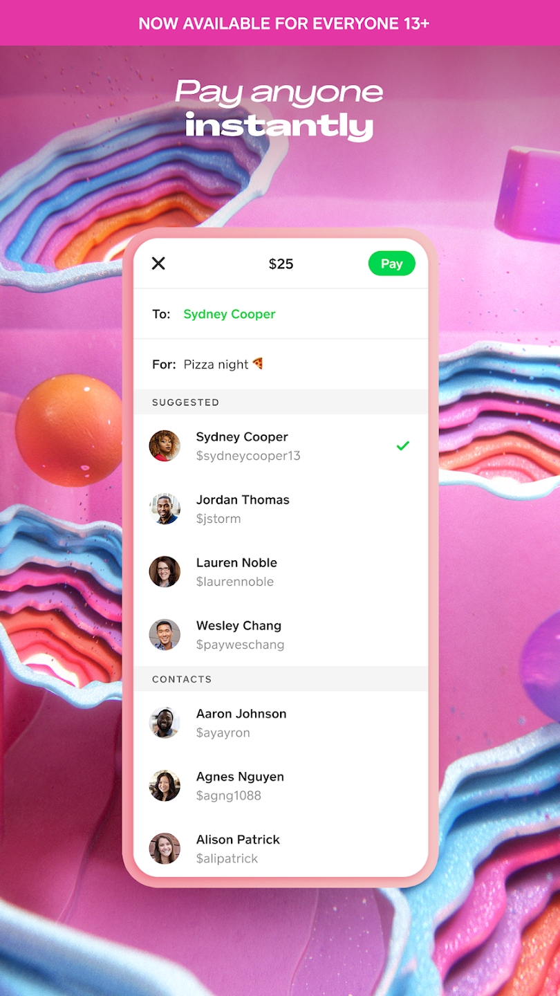 CashApp(支付转账工具)