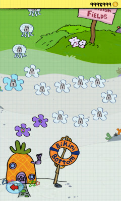 涂鸦跳跃海绵宝宝版