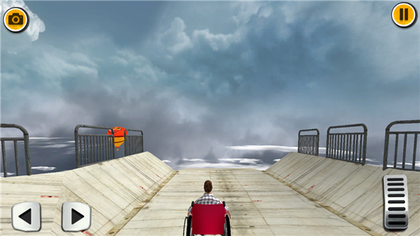 车轮上不可能的坡道