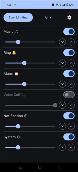 Volume Limiter音量控制