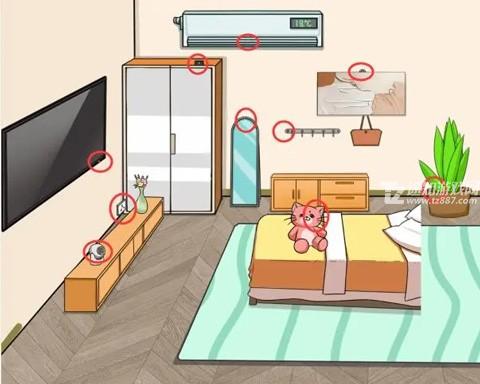 隐藏摄像头位置示意图