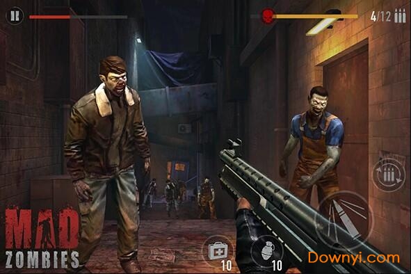 疯狂丧尸射击手游