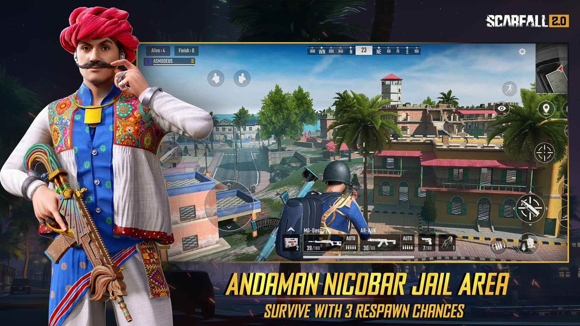 印度大逃杀Scarfall2.0国际服