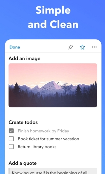 upnote笔记宣传图