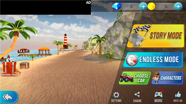 沙滩越野赛车手游