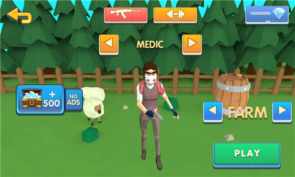 双人僵尸生存手游