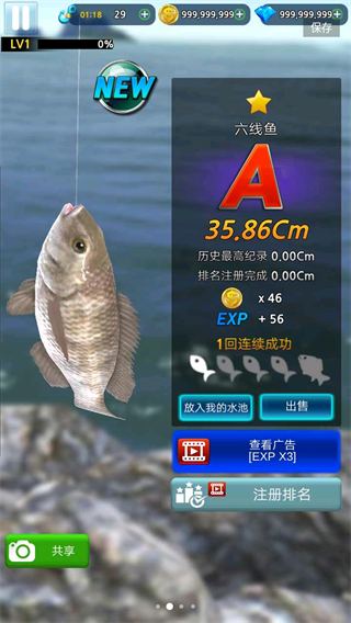 怪鱼猎人无限钻石版