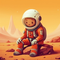 火星上的宇航员(Idle Mars Sur
