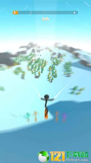 Stickman Snow Ride