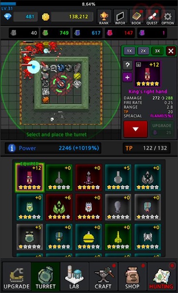 种植炮塔游戏破解版 7.6.3高伤害版