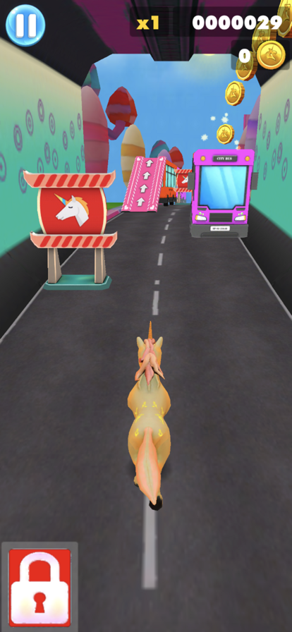 Unicorn Run Pony Game ios版
