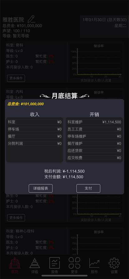 模拟经营医院：不一样的策略管理游戏 ios版