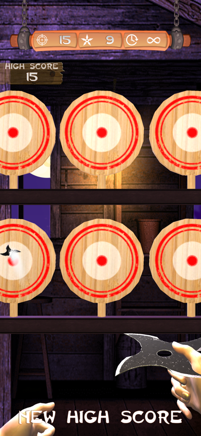Ninja Shuriken Hit & Knockdown ios版