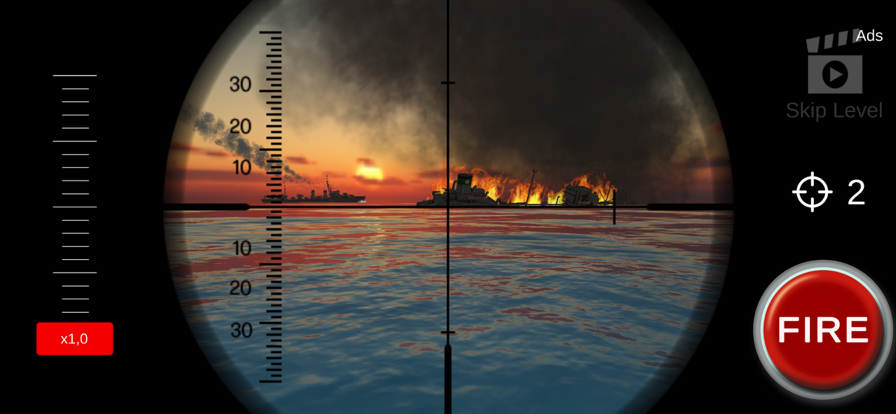 Submarine torpedo attack game ios版