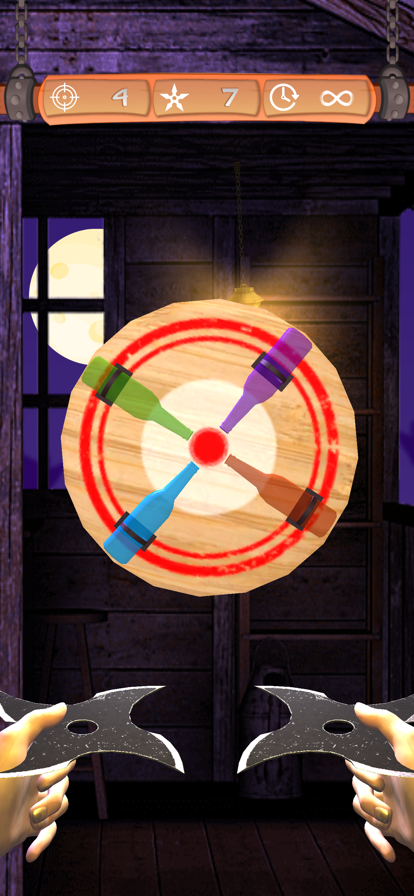 Ninja Shuriken Hit & Knockdown ios版