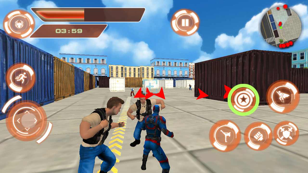 Super Hero Captiain Rescue Mission(超级英雄美国队长营救任务关卡全开版) 1.0破解版