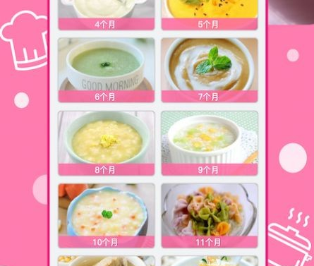 宝宝成长记录界面示意图