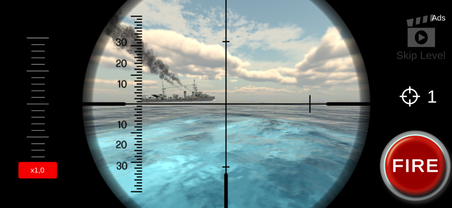 Submarine torpedo attack game ios版