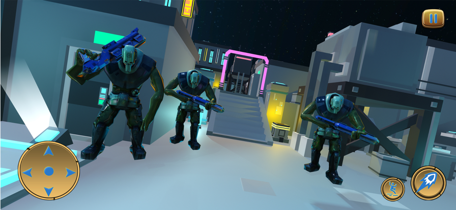 Scifi Robot War Shooting Game ios版