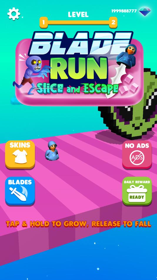 Blade Run Slice and Escape(刀锋酷跑无限钻石破解版) 1.0.0安卓破解版