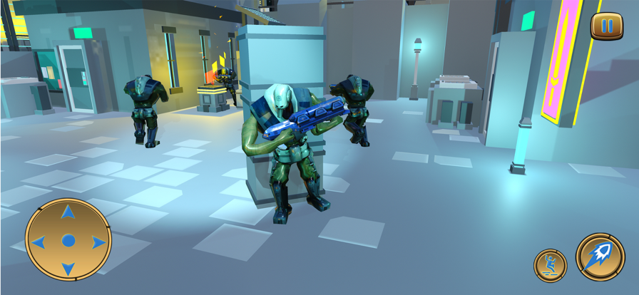 Scifi Robot War Shooting Game ios版