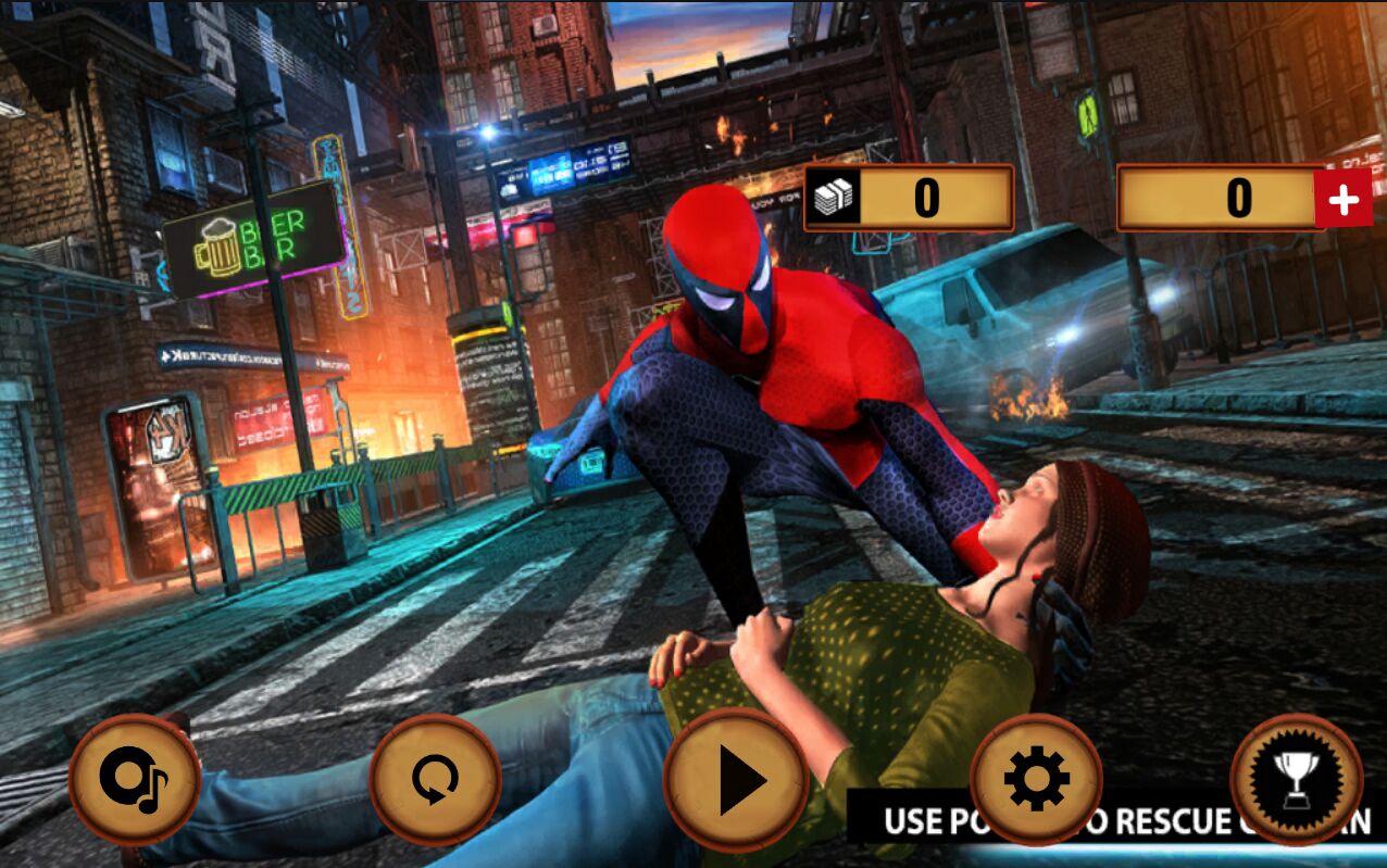 Spider stickman Rope hero(忍者绳索英雄无限钻石版) 1.2无限钞票版