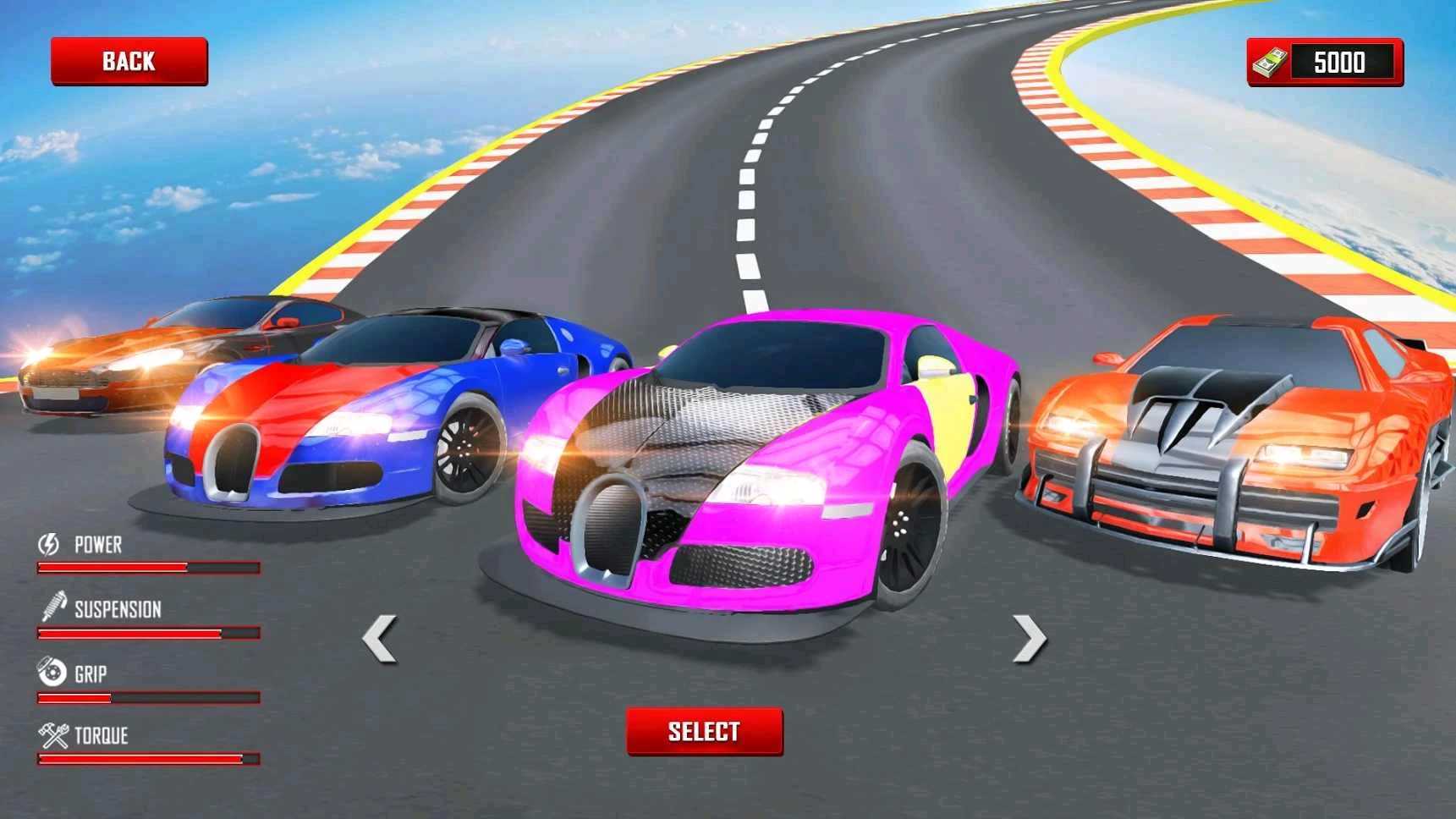 Mega Ramp Car Racing(超级斜坡汽车特技赛车全关卡版) 2.4.0无广告版