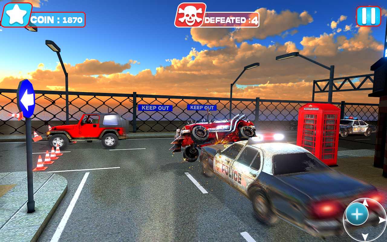 NY Police Car Fighting American City Games 2021(格斗汽车破解版) 1.0.4最新版