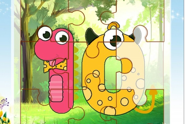 宝宝拼图识数字