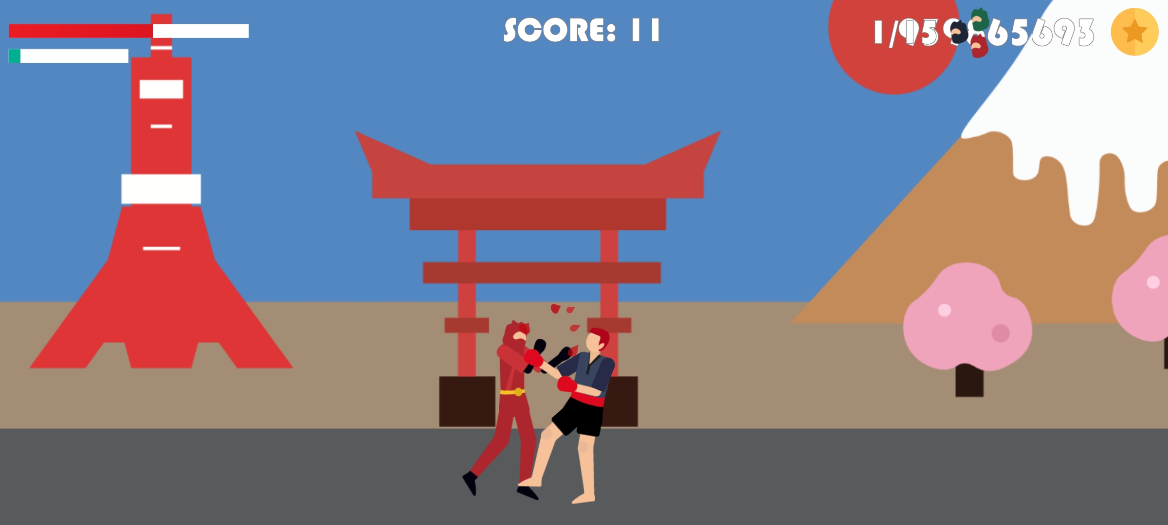 KarateKungFuFight(空手道无限金币版) 1.3安卓版