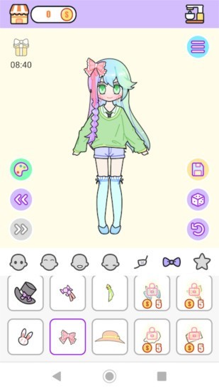 粉彩女孩换装