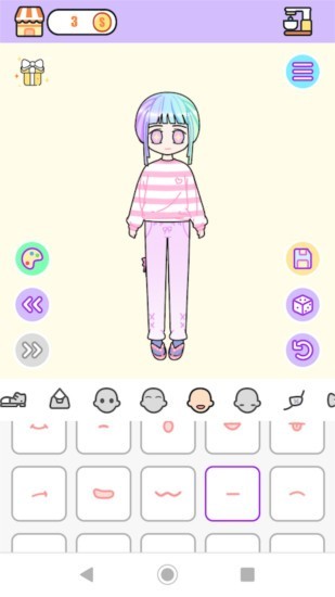 粉彩女孩换装