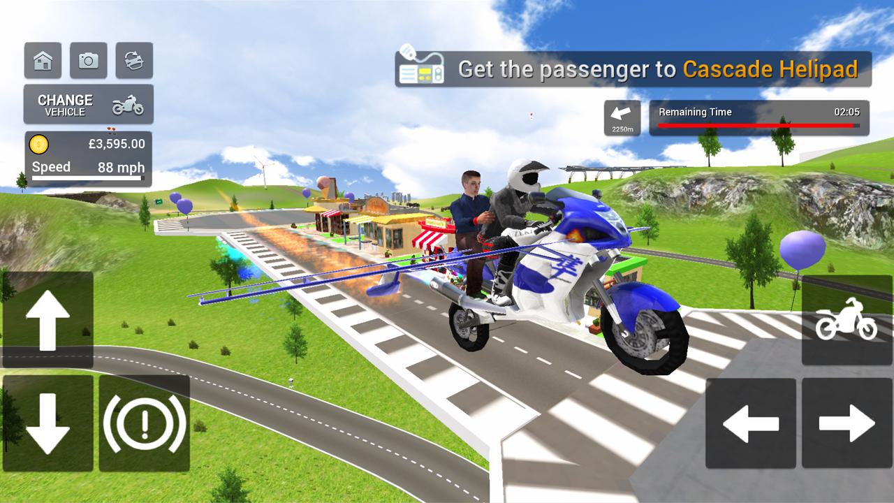Flying Bike Sim(飞行摩托车模拟器无限金币版) 1.19修改版