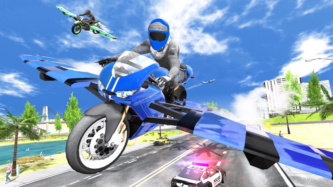 Flying Bike Sim(飞行摩托车模拟器无限金币版) 1.19修改版